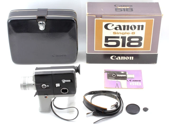 アンティーク　CANON シングル8 518S ケース有り アンティーク CANON シングル8 518S ケース有り アンティーク