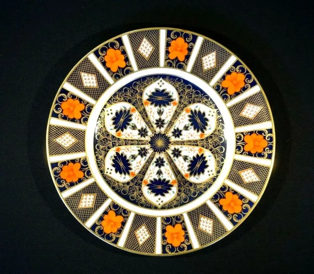 Stunning Royal Crown Derby Old Imari 1128, 1st Quality Dinner Plate, XXXV, ...