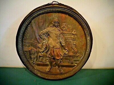 Vintage Cast Bronze Brass National Biscuit Company Wall Plaque