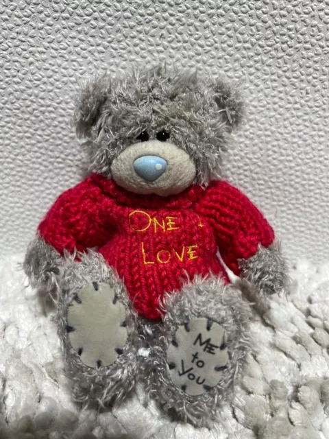 Carte Blanche Me To You Tatty Teddy Bear Plush Soft Toy in "ONE I LOVE" Jumper