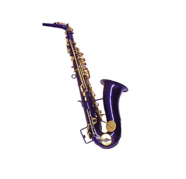 Saxophone Purple Polish with Hard Case and Accessory Alto Saxophone