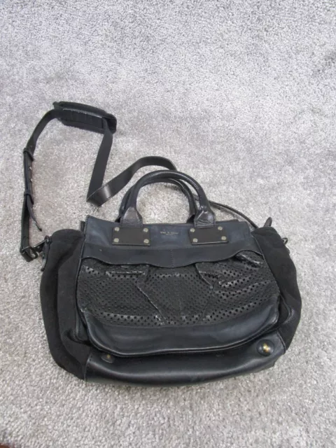 Libaire Black Swiss Leather Crossbody Purse shoulder bag Excellent - Ruby  Lane