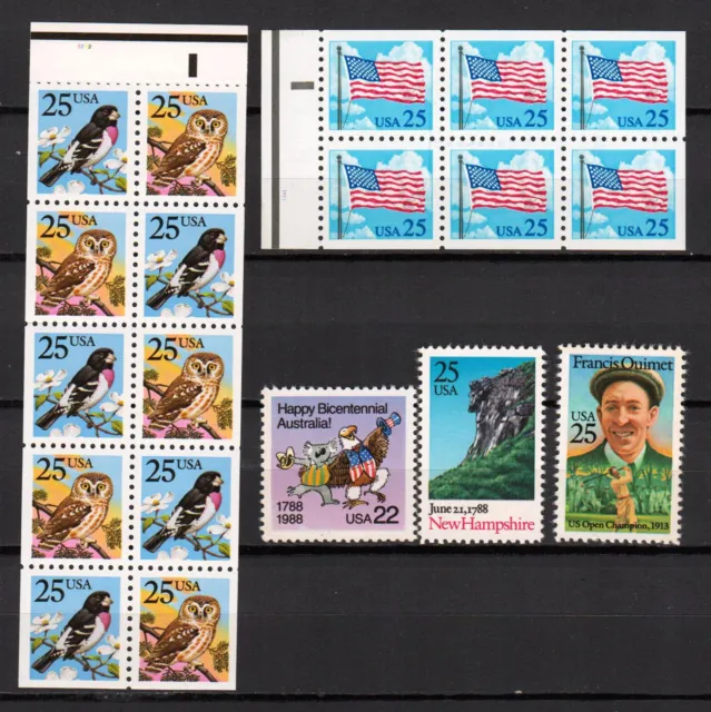 Briefmarken USA LOT aus 1988 postfrisch (US 429)