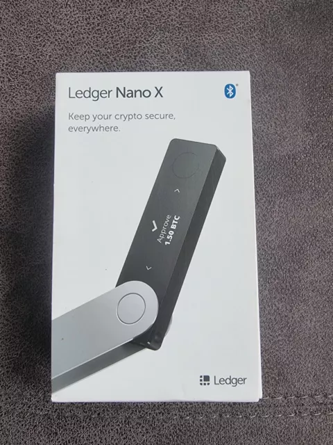 Ledger Nano X Crypto Hardware Wallet - Onyx Black