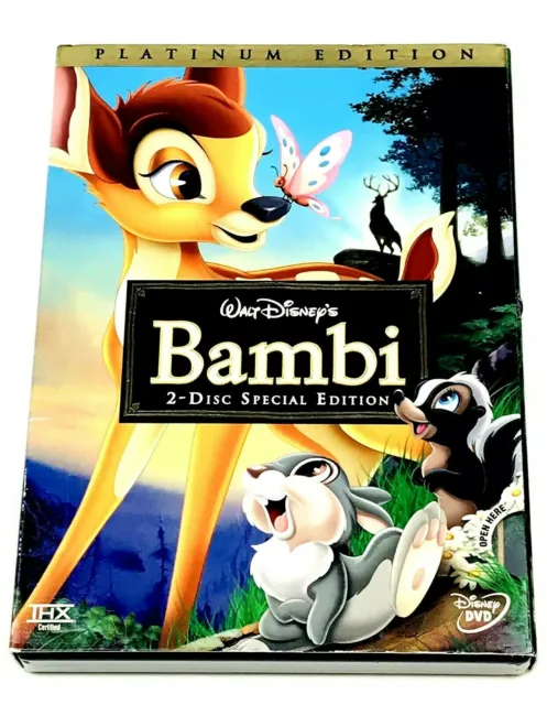 Bambi (DVD, 2005, 2-Disc Set, Special Edition/Platinum Edition) SEALED