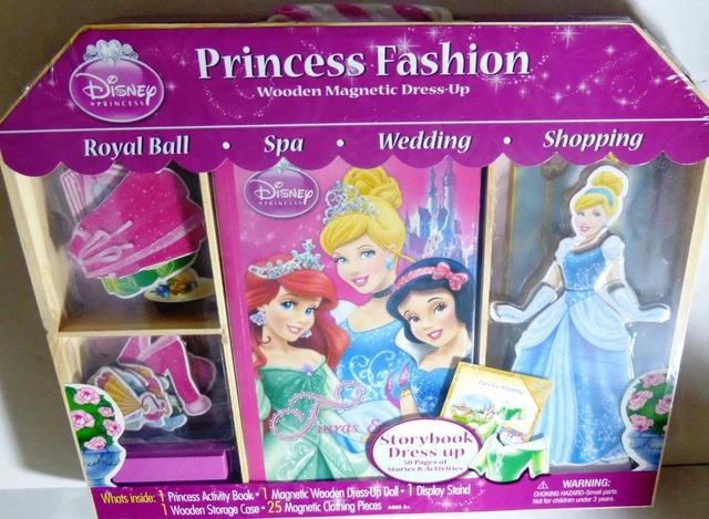 open lace back dress Princess Magnetic Dress-up Doll