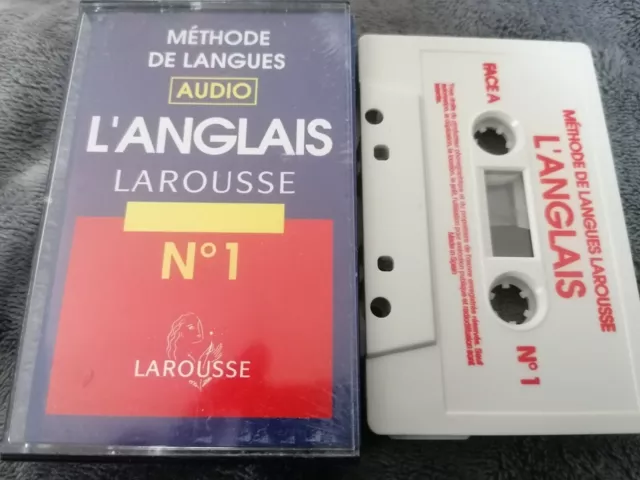 RARE L'ANGLAIS LAROUSSE Methode De Langues N°1 Cassette/K7/Tape