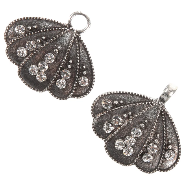 12 Spille A Bottone Con Strass Cristallo - Fibbie Per Sciarpe E Bouquet Fai Da Te - Fiori