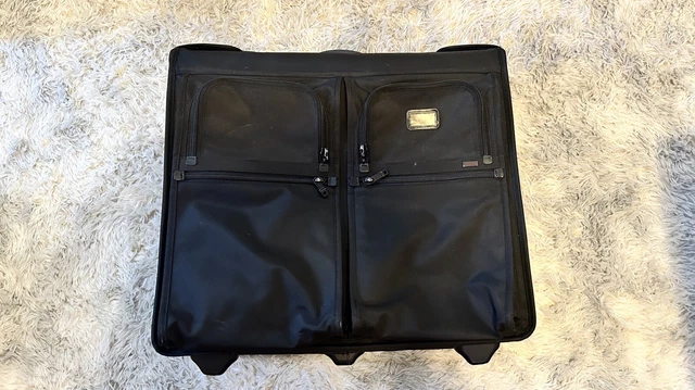 TUMI Alpha Ballistic Nylon Bi-Fold Wheeled Garment Bag Luggage ~ 25" x 23" x 13"