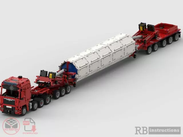 RBi PDF Bauanleitung 42078 MEGA Windmill Transport Eigenbau Mack Anthem MOC LEGO