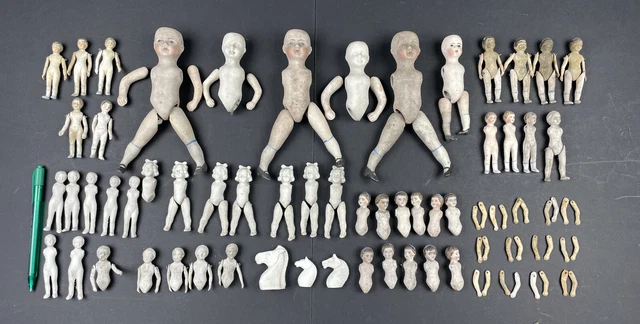 Poupées Anciennes Ranque Ducongé – Mignonnettes 1918 – Porcelaine 10 Cm