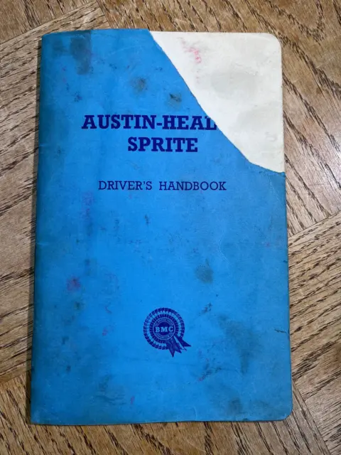 1958 AUSTIN HEALEY SPRITE Driver's Manual HANDBOOK BUGEYE