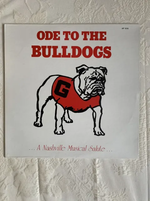Ode To The Bulldogs ..A Nashville Musical Salute 1981 Album Georgia Bulldogs UGA