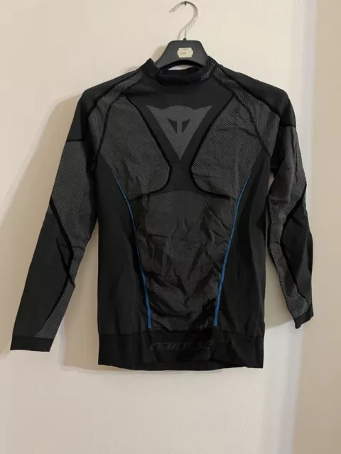 DAINESE MAGLIA INTIMA TECNICA MOTO DRY LS Dryarn® ESTIVA TRASPIRANTE NERO/BLU