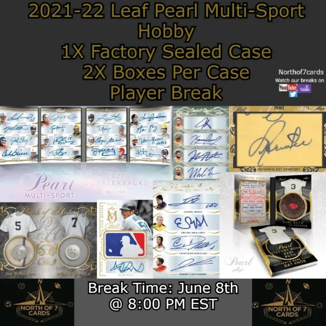 Tony Romo - 2021-22 Leaf Pearl Multi Sport - 1 Case Player BREAK #3