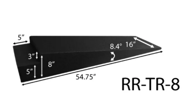 RACE RAMPS 8in Trailer Ramps Pair  P/N - RR-TR-8