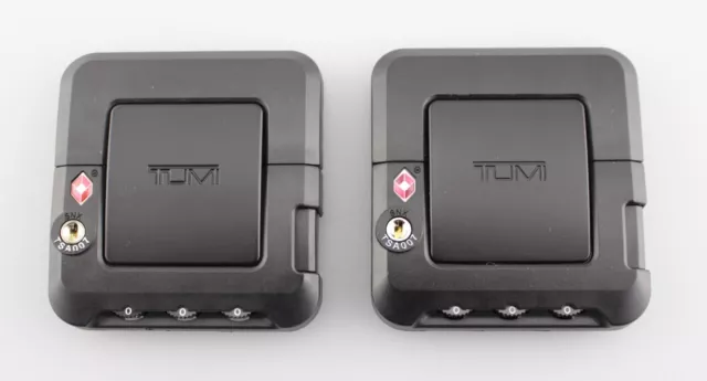 TUMI '19 Degree' Black Combination TSA Luggage Locks (2 Piece)