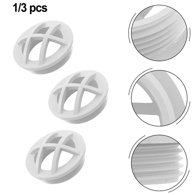 Inlet Fittings Grate Insert 1.5" Male Thread For Pool Wall Inlets Inlet Grille