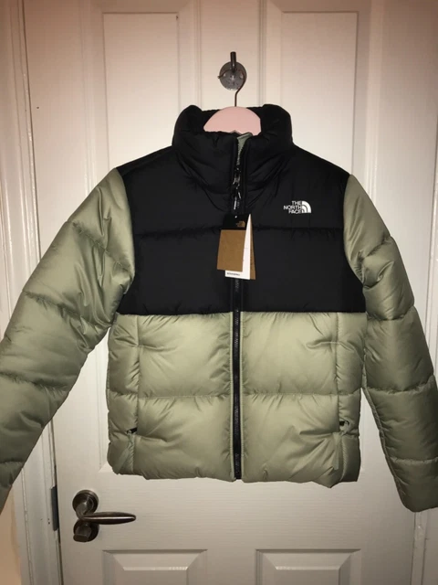 The north face saikuru puffer jacket in night green 2025