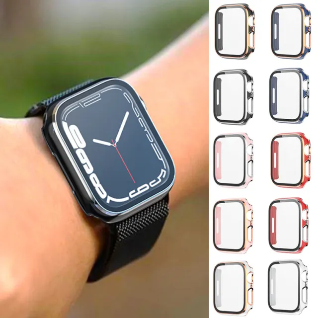 Per Apple Orologio Smartwatch Proteggi Schermo Custodia Cover Accessori