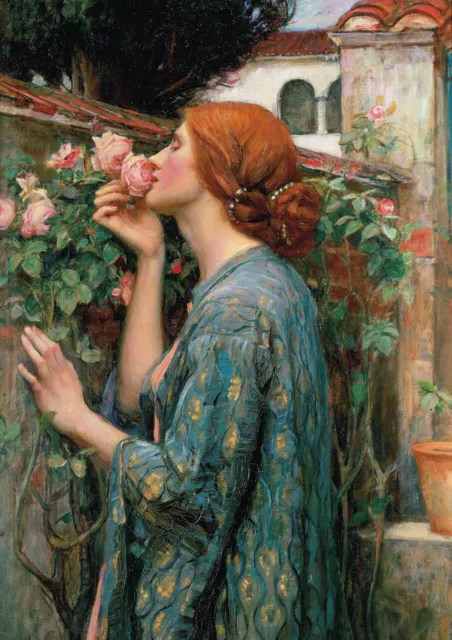 Waterhouse - My Sweet Rose - Large A2 size 42x59.4cm Decor Canvas Print Unframed