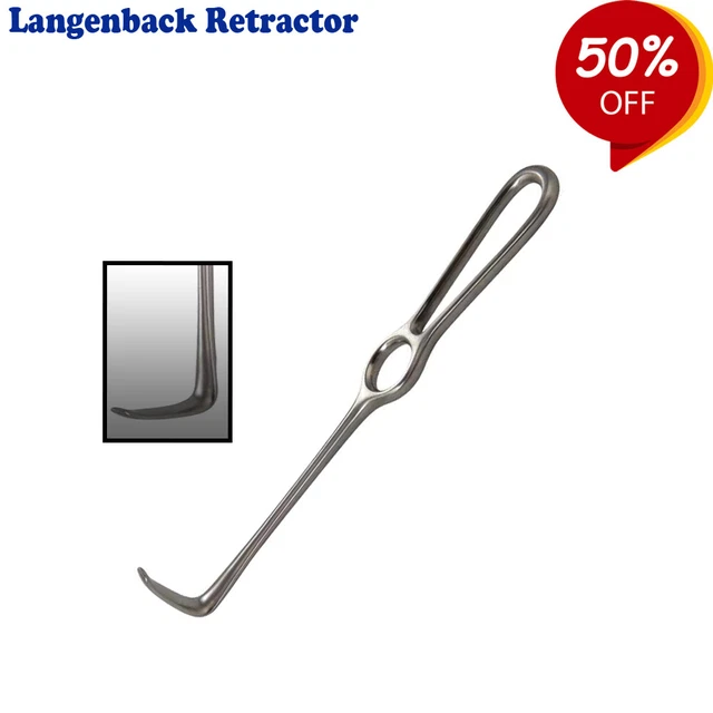 DENTAL CHIRURGISCHE WUNDHAKEN Langenbeck Retractors Soft Tissues Oral