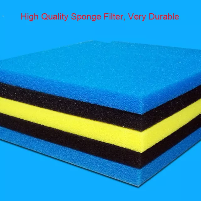 Aquatee Bio Sponge Mat Aquarium Fish Tank Filter Pad Media Sump Sponge  50X50X2Cm $15.99 - Picclick Au