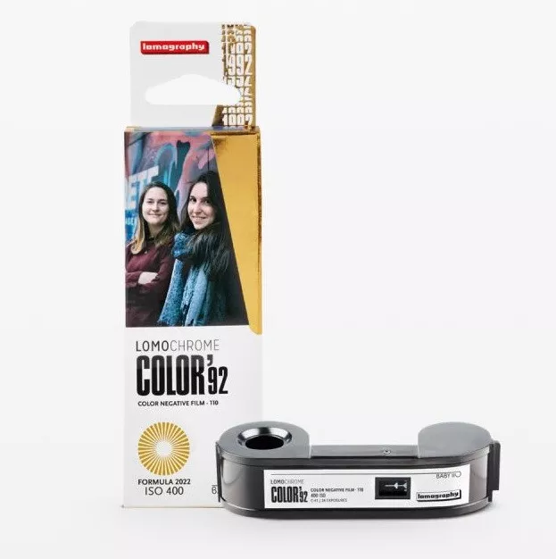 2 Rolls - Lomography Lomo LomoChrome Vintage Color ’92 ISO 400 110 Negative Film