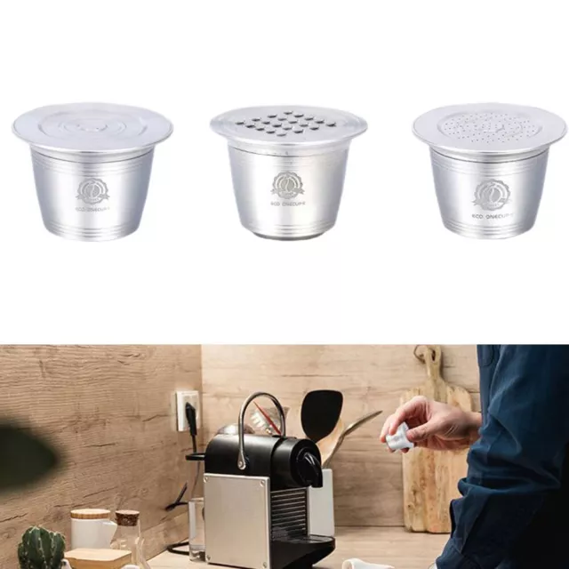 Eco friendly Stainless Steel Coffee Pods for Nespresso Premium Filtering