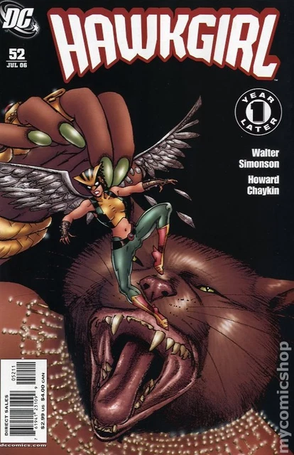 Hawkgirl #52 VG 2006 Stock Image Low Grade