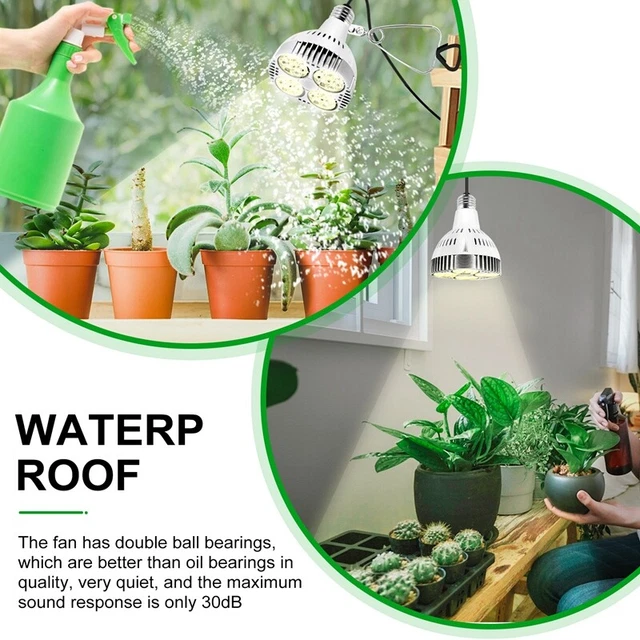E27 PFLANZENLAMPE GLÜHBIRNE 35W LED Pflanzenlicht Vollspektrum WarmweißEs L4788 EUR 13,08 ...