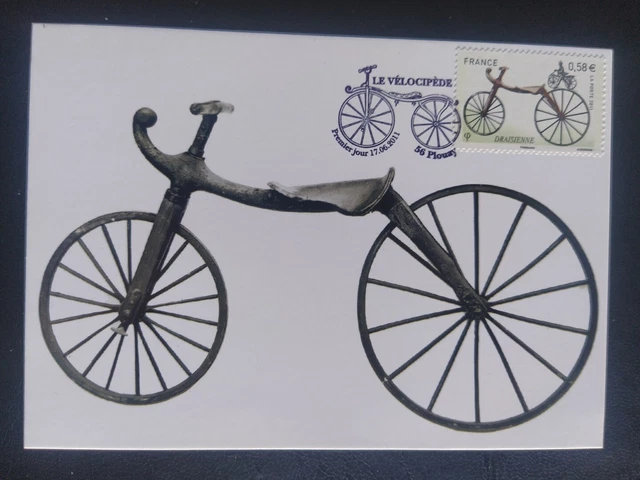 Lot De 6 Cartes 1er Jour - Le Vélocipède - FDC - Excellent état