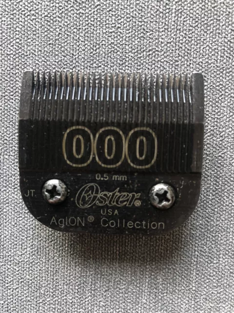 Oster Clipper Replacement Blade #000 or 0.5mm AgION Collection Blade