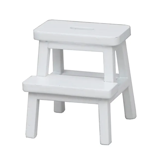 1PC 1:12 Dollhouse Möbel Miniatur Katze Stufelhocker Doppelschicht Sit Chair
