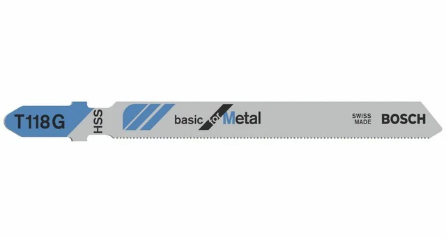50x Bosch Scie Sauteuse Tige en T 118 G Basique pour Métaux