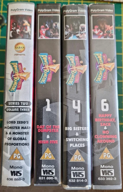 POWER RANGERS VHS Bundle £30.00 - PicClick UK
