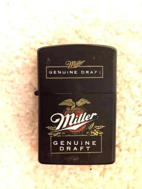 Miller Genuine Draft Beer Cigarette / Cigar Oil Lighter