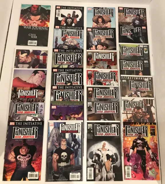 Lot Of 25 Punisher War Journal V2 #1-26 Complete Set (-2)  Matt Fraction 2007