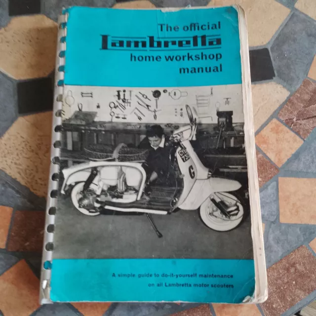The Official Lambretta Home Workshop Manual Forth Edition Book