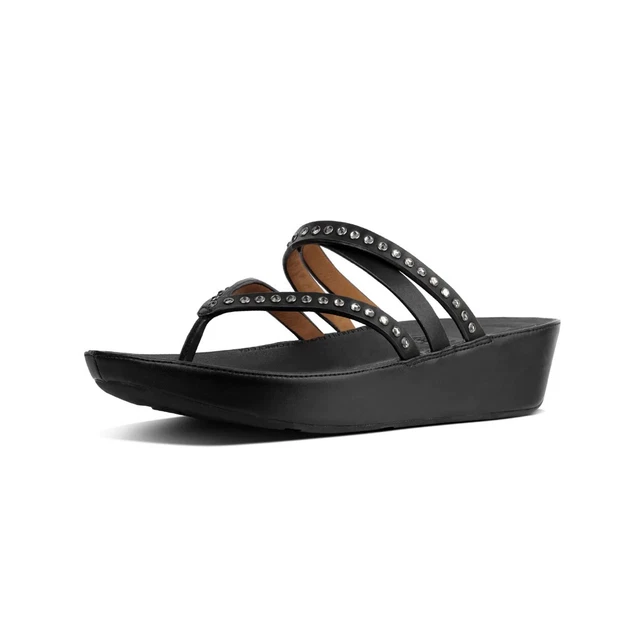 FitFlop Linny Criss Cross Toe Thong Sandal’s Size US 10/EURO 42