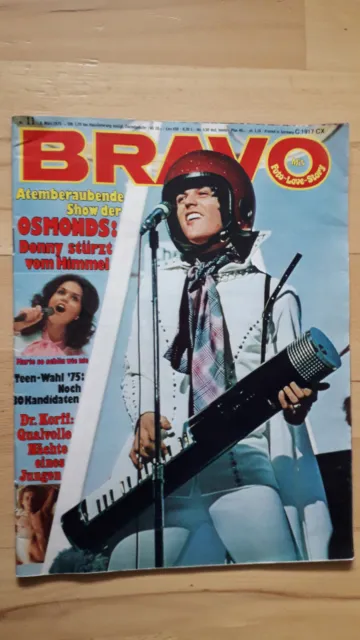 BRAVO Nr.11 vom 6.3.1975 Tina Turner, Peter Falk, Kiss, Tina York, Rubettes TOP