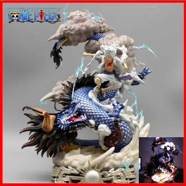 Figurine One Piece Luffy Gear 5 - Statuette 19 Cm - PVC - Collection Manga