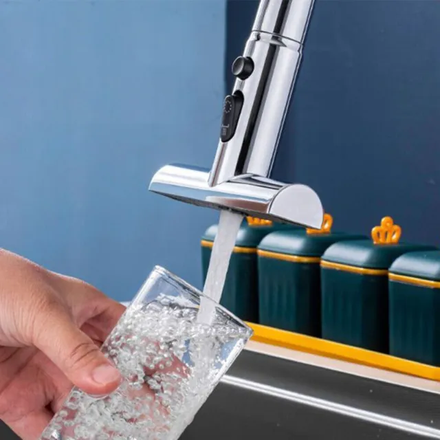 Estensore rubinetto girevole design elegante per ampia gamma di lavaggio e rotaz