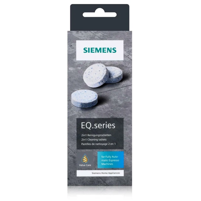 Siemens EQ.series Reinigungstabletten 22g TZ80001A - Für bestes Aroma