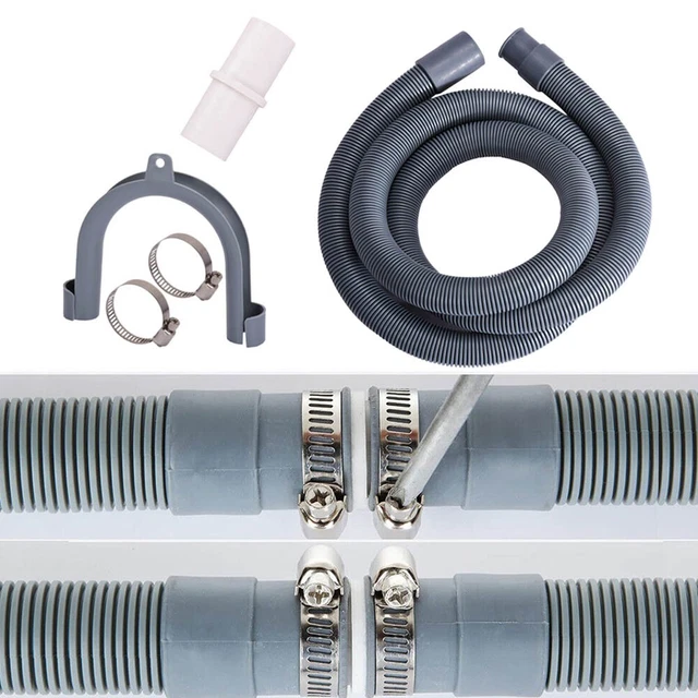 1set 2M Universel Machine Laver Drainage Tuyau Extension Sortie Tuyau de Vidange