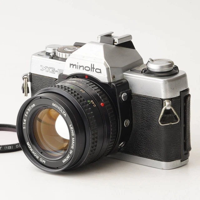 ミノルタ XG-E ＋ MD ROKKOR 50mm F1.4 ジャンク扱い MINOLTA XG-E / MD ROKKOR 50 mm f/1,4 EUR 180,75 - PicClick ES