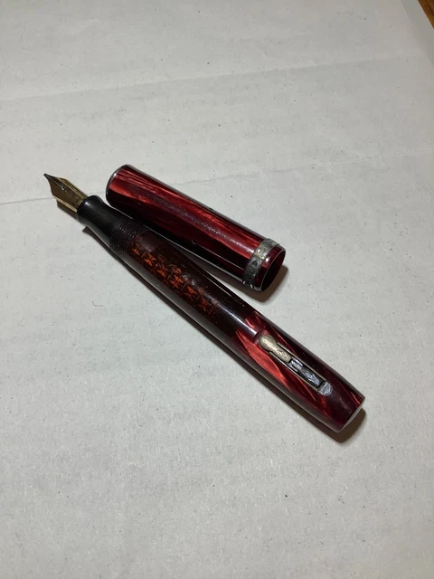 Stylo Roller Waterman Lady Patricia - Modèle Facettes Plaqué Or, Occasion Avec écrin