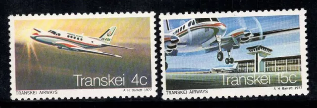 Transkei 1977 Mi. 22-23 Nuovo ** 100% aerei