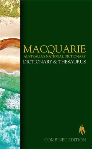 NEW Macquarie Dictionary and Thesaurus By Macquarie Dictionary Hardcover