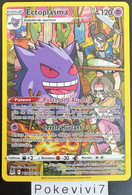 Ectoplasma 66/196 Holo Ou Reverse (au Hasard) – Coffret Myboost X De 10 Cartes Pokémon Françaises, Épée Et Bouclier 11 Origine Perdue